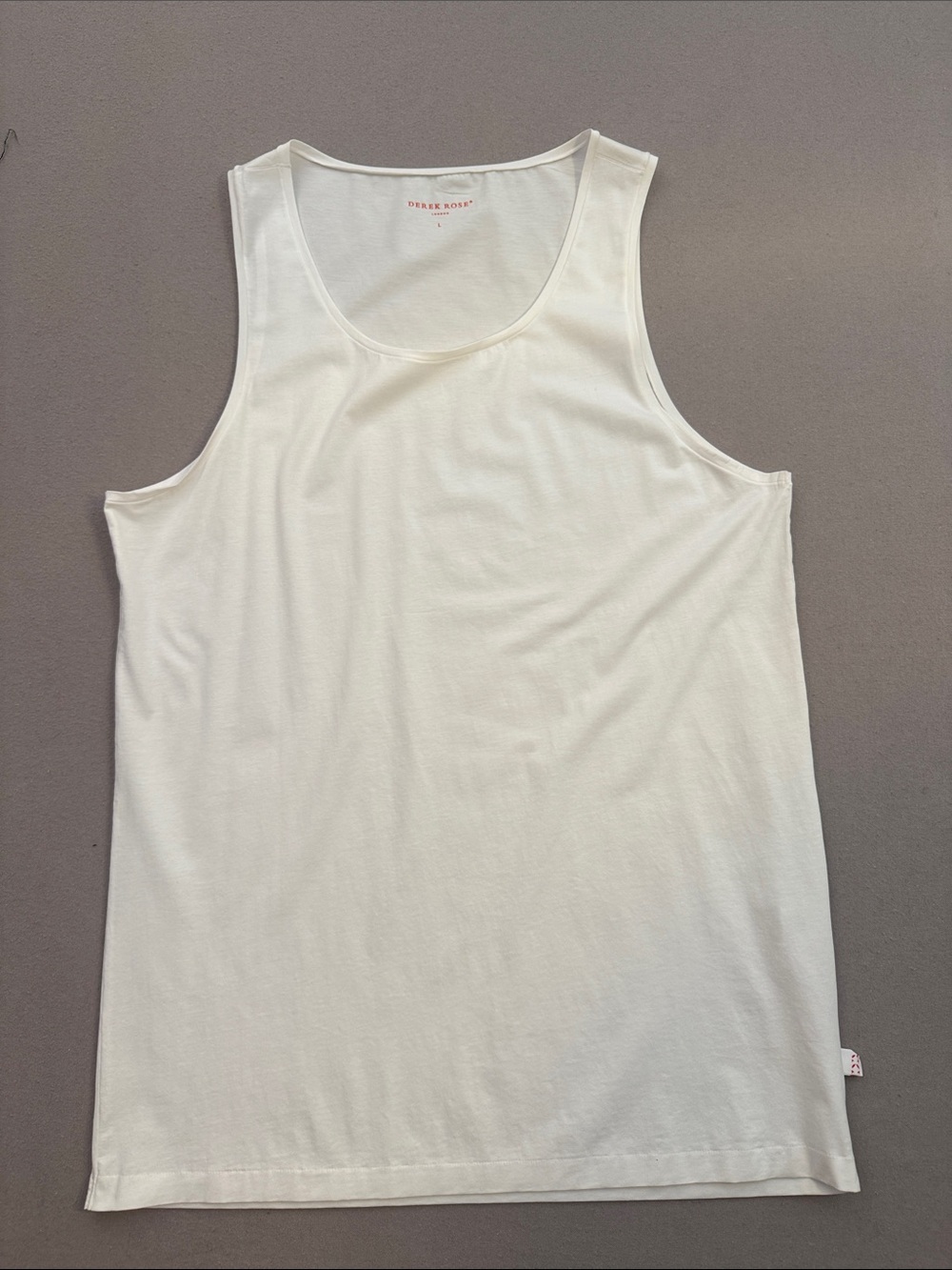 Derek Rose Stretch-Cotton Undershirt, Size Large